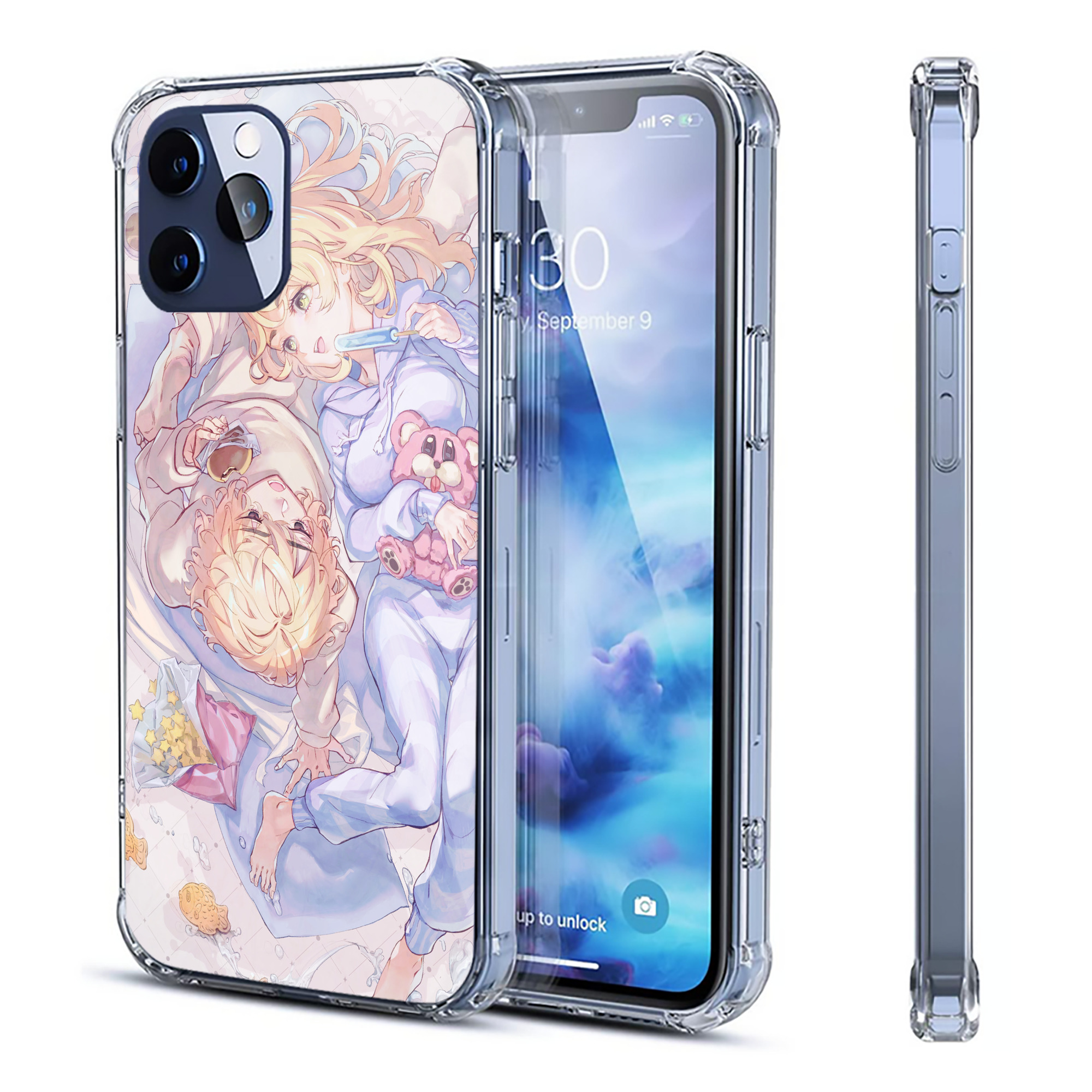 （画像用） 東京リベンジャーズ Tokyo Revengers 【iPhone 12シリーズ対応】透明スマホケース（クリアソフトケース）